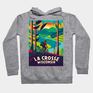 La Crosse Wisconsin Bike Trail Hoodie